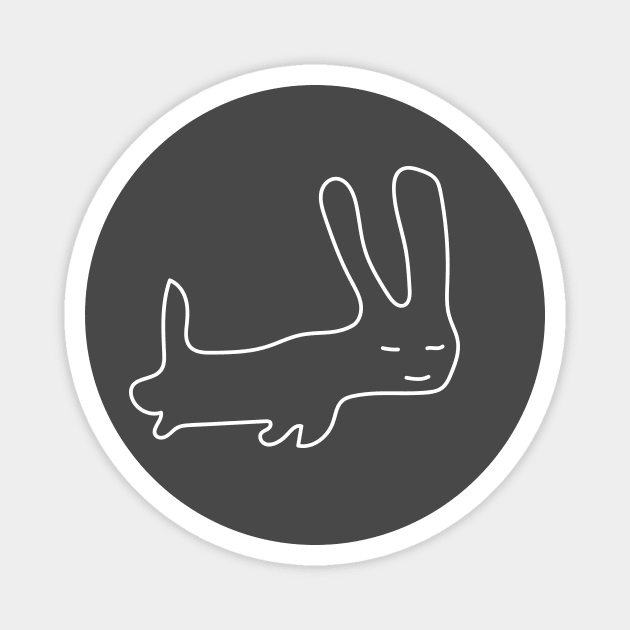 rabbit Magnet by knolios